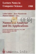 Numerical Analysis and Its Applications（ PDF版）