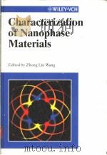 Characterization of Nanophase Materials（ PDF版）