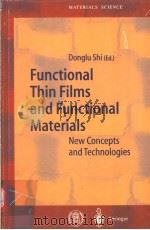 Functional Thin Films and Functional Materials（ PDF版）