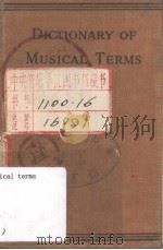 DICTIONARY OF MUSICAL TERMS（ PDF版）
