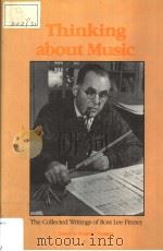 THINKING ABOUT MUSIC THE COLLECTED WRITINGS OF ROSS LEE FINNEY（ PDF版）