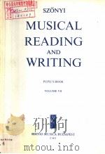 MUSICAL READING AND WRITING PULIL'S BOOK VOLUME Ⅶ（ PDF版）