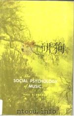 THE SOCIAL PSYCHOLOGY OF MUSIC（ PDF版）