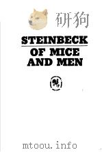 STEINBECK OF MICE AND MEN     PDF电子版封面     