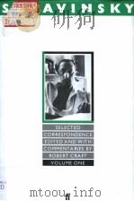 STRAVINSKY SELECTED CORRESPONDENCE VOLUME Ⅰ（1982 PDF版）