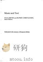 Music and Text（ PDF版）