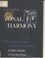 TONAL HARMONY:with an Introduction to Twentieth-Century Music  Second Edition     PDF电子版封面  0394366530   