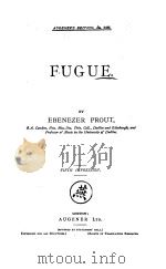 FUGUE FIFTH IMPRESSION     PDF电子版封面     