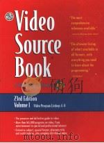 Video Source Book Volume 1   1999  PDF电子版封面  0787634077   