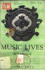 MUSIC LIVES IN PRAGUE     PDF电子版封面     