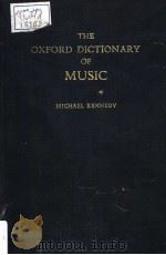 THE OXFORD DICTIONARY OF MUSIC（ PDF版）