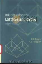 Introduction to Lattices and Order     PDF电子版封面  0521784514   