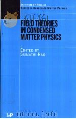 FIELD THEORIES IN CONDESED MATTER PHYSICS     PDF电子版封面  0750308761   