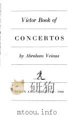 Victor Book of CONCERTOS   1948  PDF电子版封面     