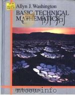 BASIC TECHNICAL MATHEMATICS     PDF电子版封面  0805388885   