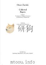 Collected Papers Volume 1     PDF电子版封面     