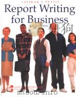 report writing for business     PDF电子版封面  0071159525   