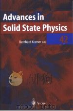 Advances in Solid State Physics     PDF电子版封面  3540429077   