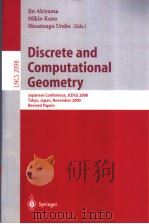 Discrete and Computational Geometry     PDF电子版封面  3540423060   