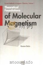 theoretical foundations of molecular magnetism     PDF电子版封面     