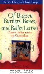 of bunsen burners bones and belles lettres     PDF电子版封面     