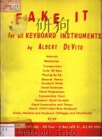 FAKE IT FOR ALL KEYBOARD INSTRUMENTS（ PDF版）