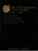 SADTLER THE COBLENTZ SOCIETY INF RARED SPECTRA 1985  5     PDF电子版封面     