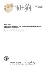 FAO FISHERIES REPORT NO.709 REPORT OF THE TWENTIETH SESSION OF THE COORDINATING WORKING PARTY ON FIS     PDF电子版封面  9251049920   