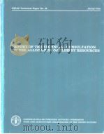 EIFAC Technical Paper No.38  REPORT OF THE TECHNICAL CONSULTATION ON THE ALLOCATION OF FISHERY RESOU   1981  PDF电子版封面  9251011478   