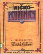 MICRO ECONOMICS(FIFTEENTH EDITION)     PDF电子版封面  0070549931   