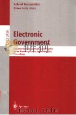 Electronic Government     PDF电子版封面     