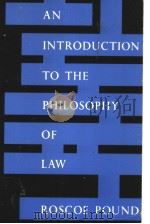 An Introduction to the Philosophy of LAW     PDF电子版封面     