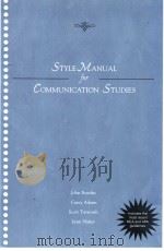 Style Manual for Communication Studies（ PDF版）