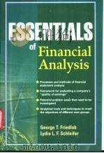 ESSENTIALS of Financial Analysis     PDF电子版封面     