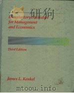 Introductory Statistics for Management and Economics(Third Edition)     PDF电子版封面  0534916937   