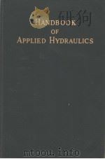 HANDBOOK OOF APPLIED HYDRAULICS（ PDF版）