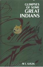 Glimpses of Some Great Indians   1997  PDF电子版封面  8125903364  M L AHUJA 