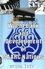 WORLD BANK AND DEVELOPMENT OF SAARC NATIONS（1993 PDF版）