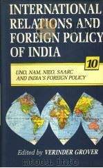 INTERNATIONAL RELATIONS AND FOREIGN POLICY OF INDIA  （10）（1992 PDF版）