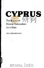 CYPRUS  THE IMPACT OF DIVERSE NATIONALISM ON A STATE（1978 PDF版）