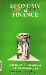 Economy and Finance  Vol.1  ECONOMY IN INDIAN（1993年第1版 PDF版）