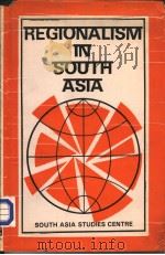 REGIONALISM INB SOUTH ASIA（1983 PDF版）