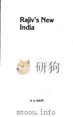 Rajiv's New India   1986  PDF电子版封面    P G SALVI 
