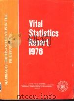 Vital Statistics Report 1976   1980  PDF电子版封面     
