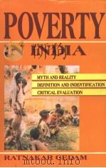 POVERTY IN INDIA   1995  PDF电子版封面  8171006933  PATNAKAR GEDAM 