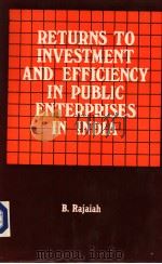 RETURNS TO INVESTMENT AND EFFICIENCY IN PUBLIC ENTERPRISES IN INDIA     PDF电子版封面  8170991250  B.RAJAIAH 
