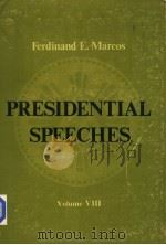 PRESIDENTIAL SPEECHES Volume VⅢ   1980  PDF电子版封面     