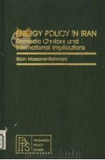 ENERGY POLICY IN IRAN DOMESTIC CHOICES AND INTERNATIONAL IMPLICATIONS（1981 PDF版）