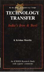 TECHNOLOGY TRANSFER   1984  PDF电子版封面    K KRISHNA MOORTHY 