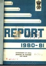 REPORT 1980-81     PDF电子版封面     